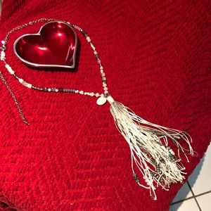 Chico’s Crystal statement necklace (33-37.5”inch)